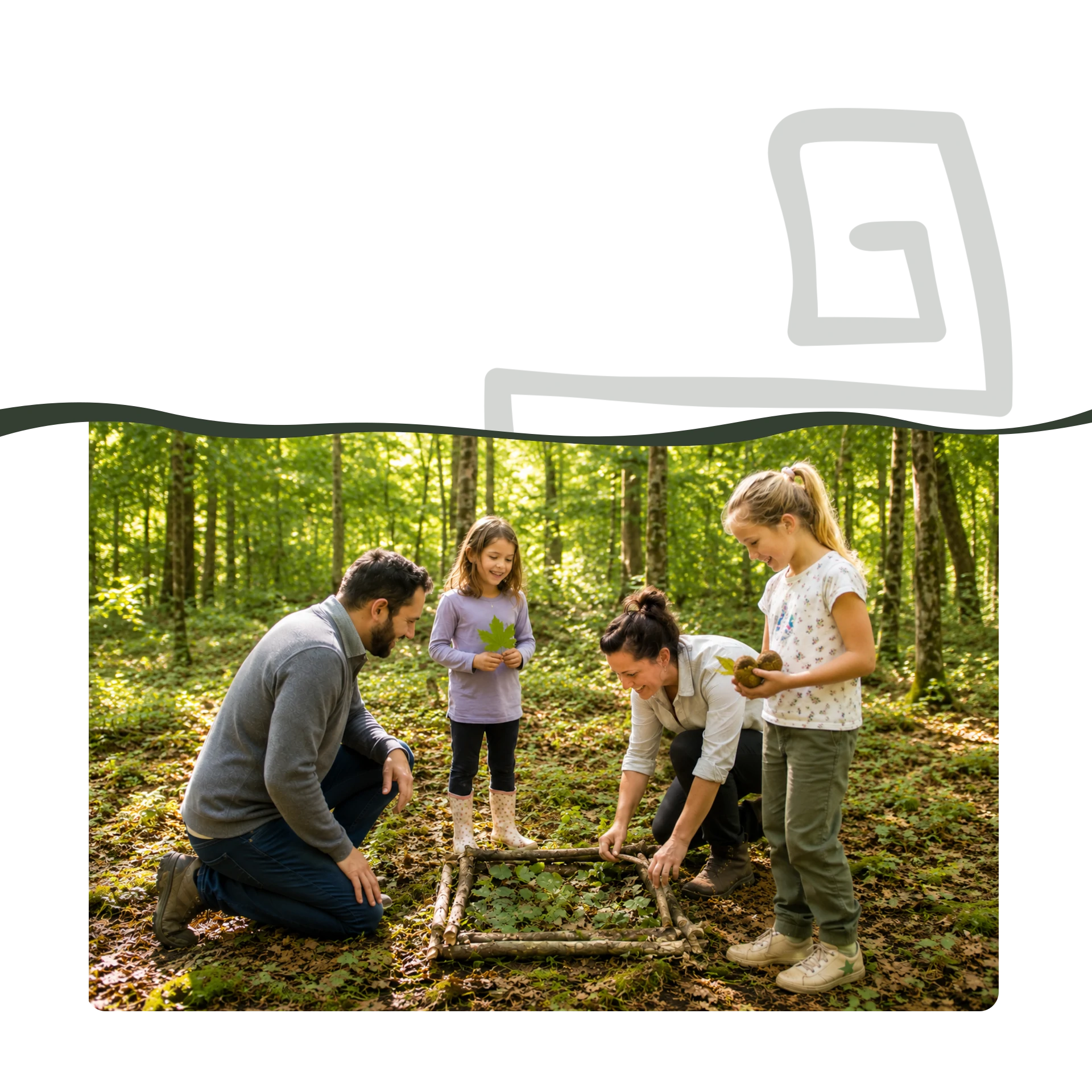 Moment de partage en pleine nature